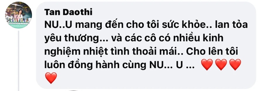 Chia sẻ của chị Tan Daothi