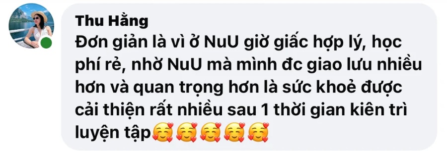 Chia sẻ của chị Thu Hằng